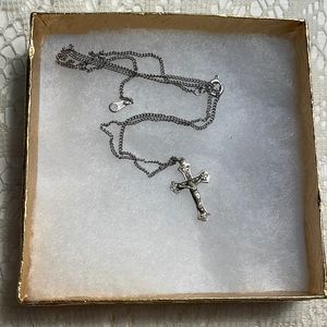 Sterling Silver Cross Necklace